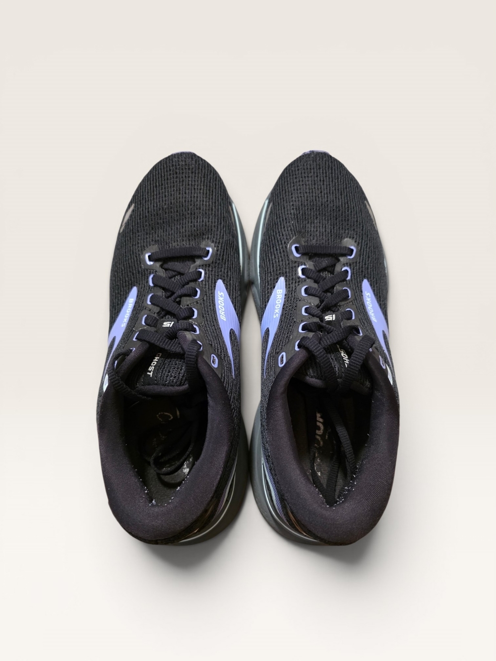 Brooks Ghost 15 Women's Size 8 Black Jacaranda Salt Running Shoes 1203801B011 - Picture 5 of 9